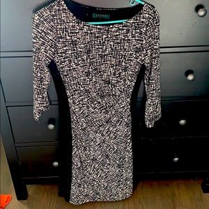 Black and white dress